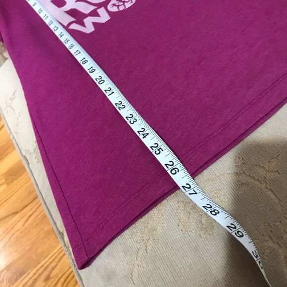 Gone For A Run Girls Run The World Tee Shirt Track Cross Country Runner Pink L - Picture 5 of 9